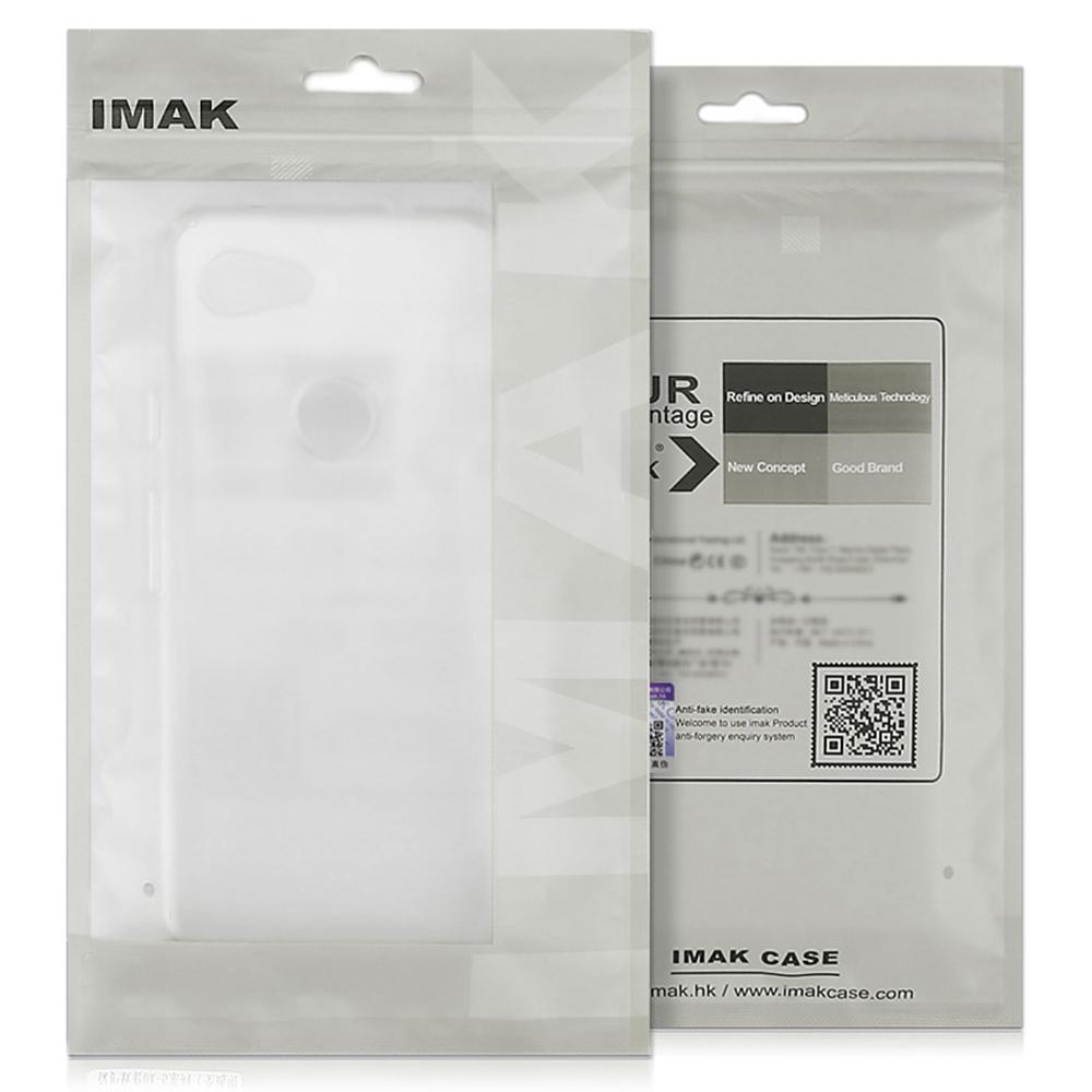 IMAK UX-4 Series for Honor Magic5 Pro Case Straight Frame Four Corner Shockproof Clear TPU Cover