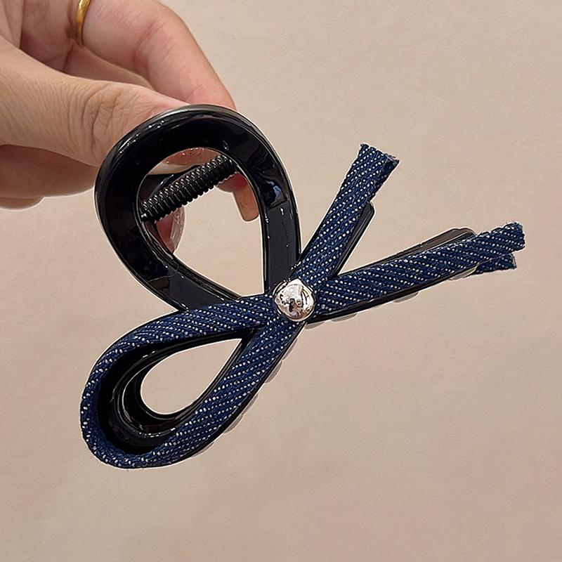 Bow Hair Clip For Women Temperament Hair Accessories Korean Hairpin Hair Claw Girls Headwear Small Size Hair Claws Clips