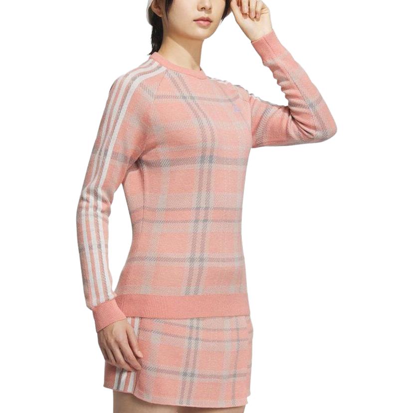 Adidas Sweaters Women's Pink Crew Neck Moderate Other HY0904