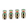 4pcs Car Tire Pressure Indicator Tire Pressure Gauge Indicator Alert Monitoring Valve Cap Sensor External Valve Detection·