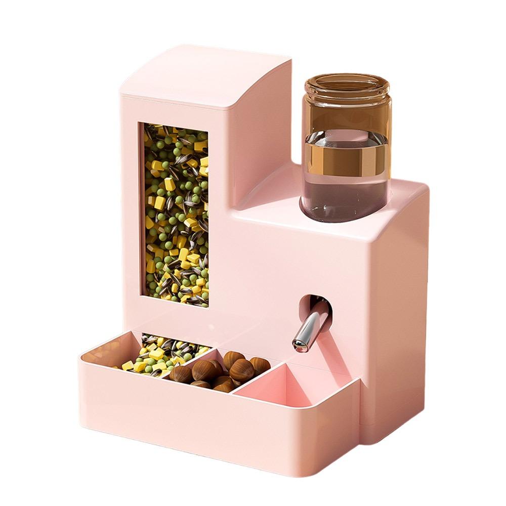 

2-in-1 Hamster Automatic Water Feeder 80ml Detachable Small Animal Water Dispenser No-Drip Large Capacity