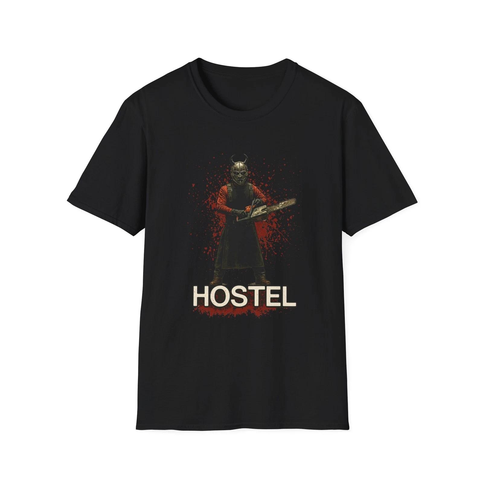 Horror Hostel Movie T-Shirt, Eli Roth Graphic Tee, Unisex Softstyle Apparel, XXXXL