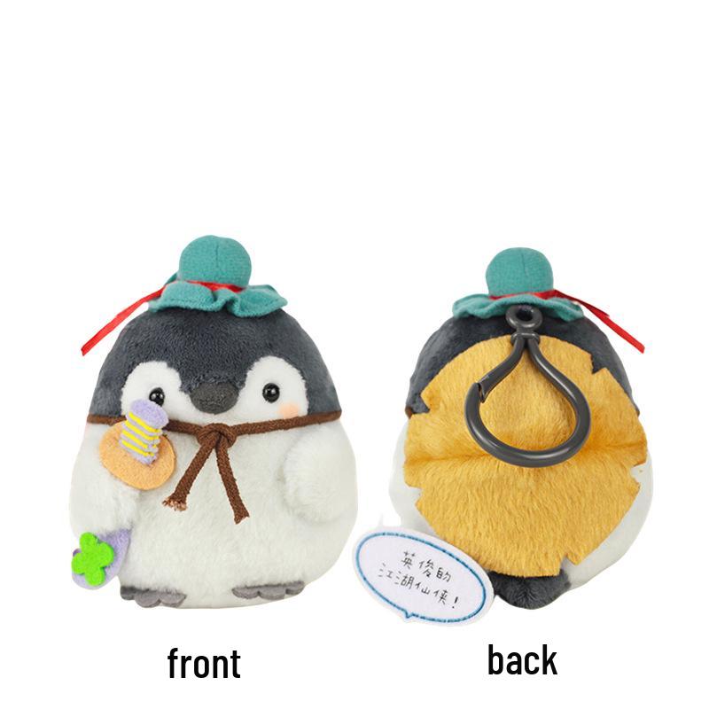 Genuine Plush Penguin Keychain - Japanese Style Cute Backpack Accessory & Positive Energy Bag Charm