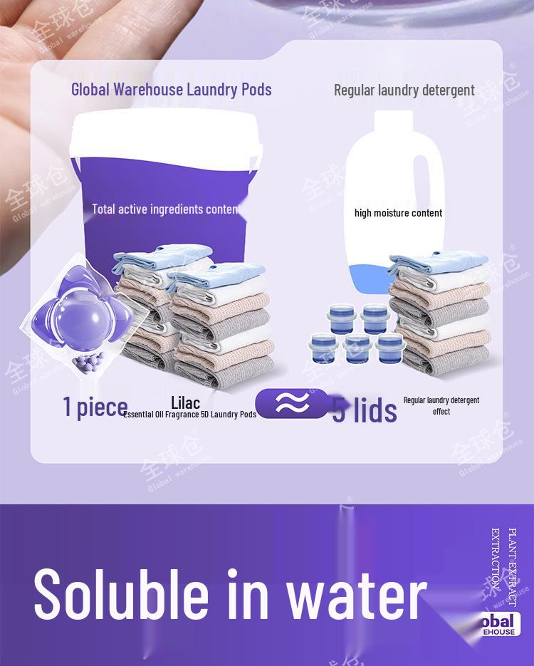 Multi-Chamber Laundry Pods: Stain Removal, Fragrance Boost, Sterilization, and Mite Removal Capsules.