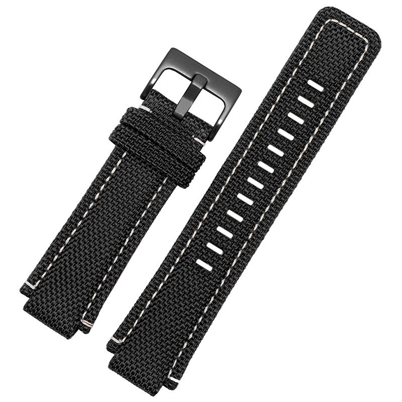 Pro hodinky TIMEX Řemínek TW2T76500 T2N721 T2N720 Sportovní Vysoce kvalitní Nylonové Plátno Řemínek na hodinky Pánské Tide Compass 24×16MM Náramek