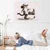 NATSUNO Western Tapestry, Funny Western Cowboy Cat Wall Tapestry for Bedroom, Retro Wild West Country Cat Tapestries Wall Hanging for Home Bedroom