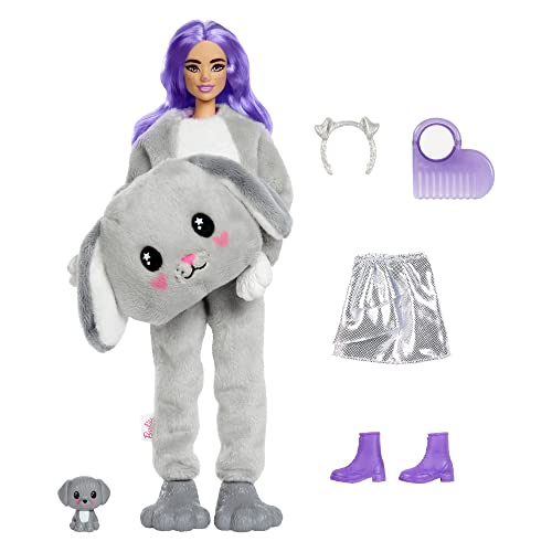 Barbie Cutie Reveal Fashion Doll with Puppy Plush