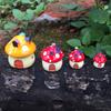 Mini Resin Moss Micro Landscape Decor Outdoor Fairy Miniature Garden Mushroom House Ornaments Handicraft Flower Pot Accessories