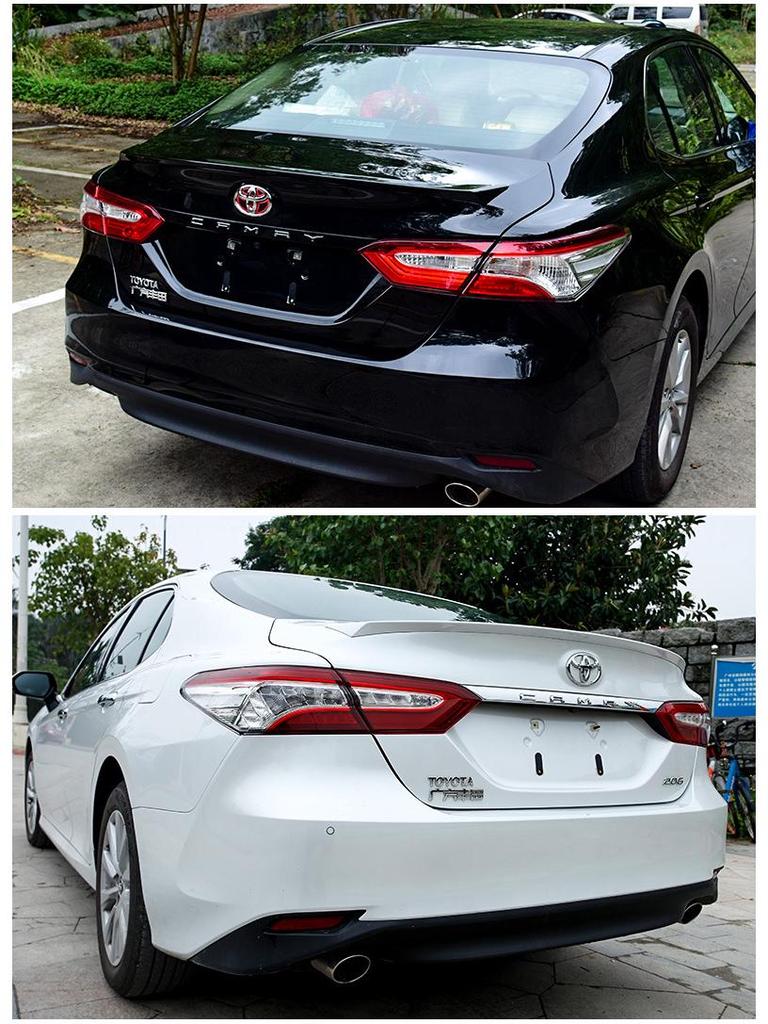 Kit Carrozzeria Stile USA per Camry Gen 8 Modelli 18-23: Spoiler Posteriore, Lip Anteriore, Spoiler sul Tetto, Minigonne Laterali