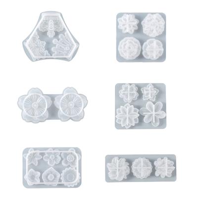 Patch Ornamenti a Forma di Fiori Vari Stampo in Silicone Resina Epossidica Colata Gioielli Strumento per la Creazione Artigianato Fai da Te Decorazioni per la Casa