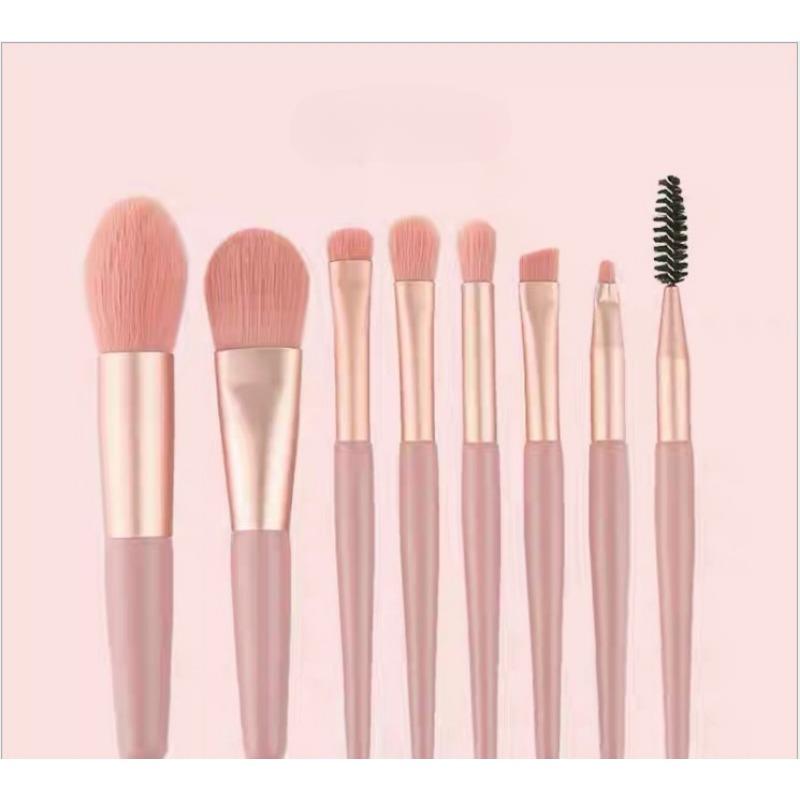 

Новый 8 мини-набор кистей для макияжа, портативная кисть для макияжа, мягкие волосы, косметический инструмент, кисть