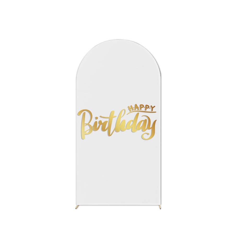 Birthday Party U-Shaped Elastic Arch Cover for Decorative Photography Scenes