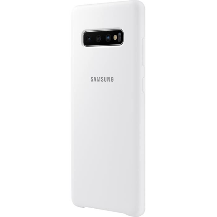 Coque - Samsung - Galaxy S10+ G975 - Semi-rigide - Blanc - Protection optimale