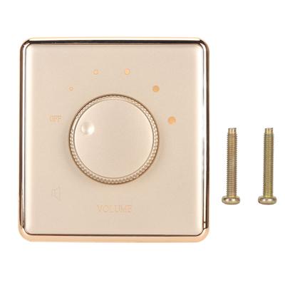 Wall Mount Volume Control Knob 10W Volume Control Wall Plate Rotary Knob Volume Controller for Home