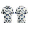 Men's Halloween Printed Short Sleeve Shirt for Party and Daily Wear