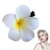 Plumeria Flower Hair Clip For Women Girls Hairpins Egg Flower Barrettes Hawaiian Wedding Party Hair Accessories Hair Clips