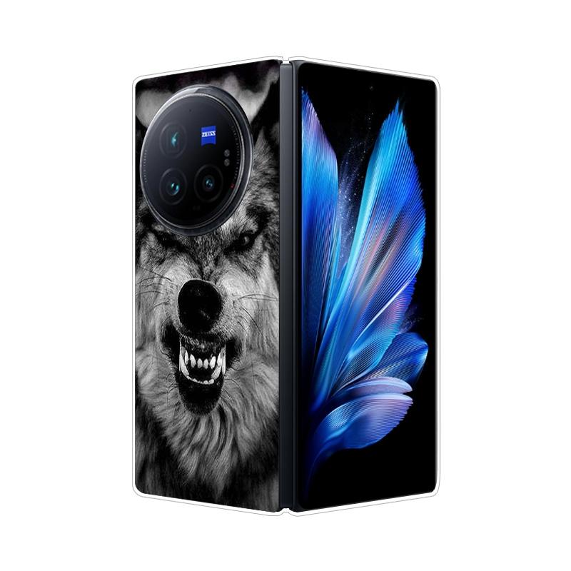 Per VIVO X Fold 3 Pro XFold 3 X Fold 2 Plus Custodia Cover Posteriore Rigida in PC Effetto Marmo Per Vivo X Fold3 Pro Fold2 Guscio Telefono Copertura Completa