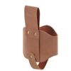Leather Beer Belt Holder Outdoor Beer Bottle Drink Beverage Waist Pouch for Barbecue Picnic Camping