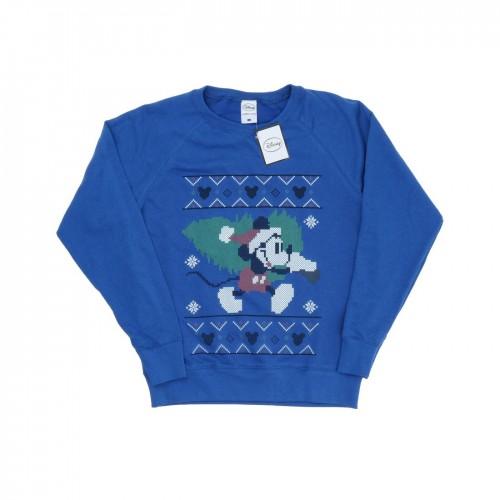 Disney Dámská/Dámská mikina s vánočním stromečkem Mickey Mouse