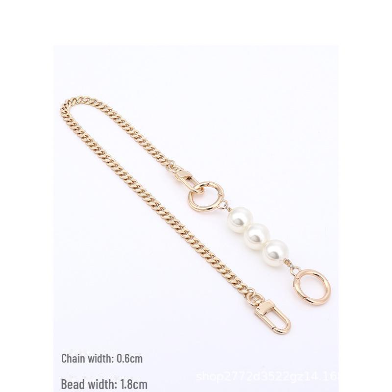 COAC Mahjong Bag Chain: Transform Your Shoulder Strap with Pearl Chain Accents