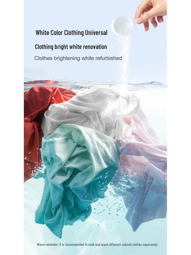 Powerful De-yellowing and Whitening Laundry Stain Remover for School Uniforms and Colored Clothes