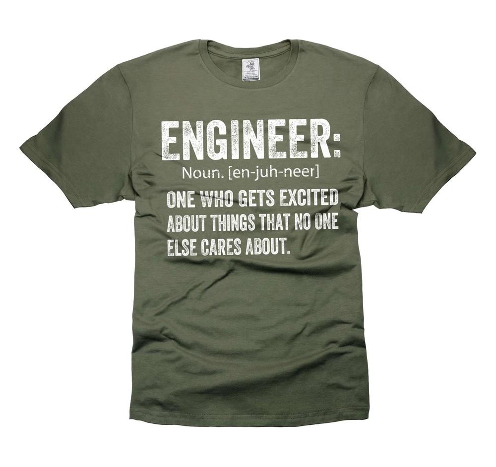 Funny Saying Shirt Men Funny Shirts Engineer Definition Shirt Engineer Gifts Unisex T-Shirt S