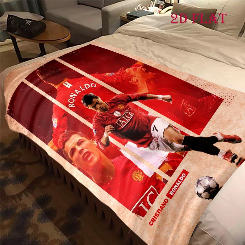 Cristiano Ronaldo: Legend Blue blanket blanket sofa blanket Office rest blanket sheet Machine washable