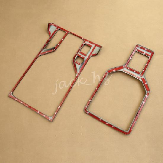 Carbon Fiber Interior Gear Shift Cover Trims For -2024 Subaru Forester SK