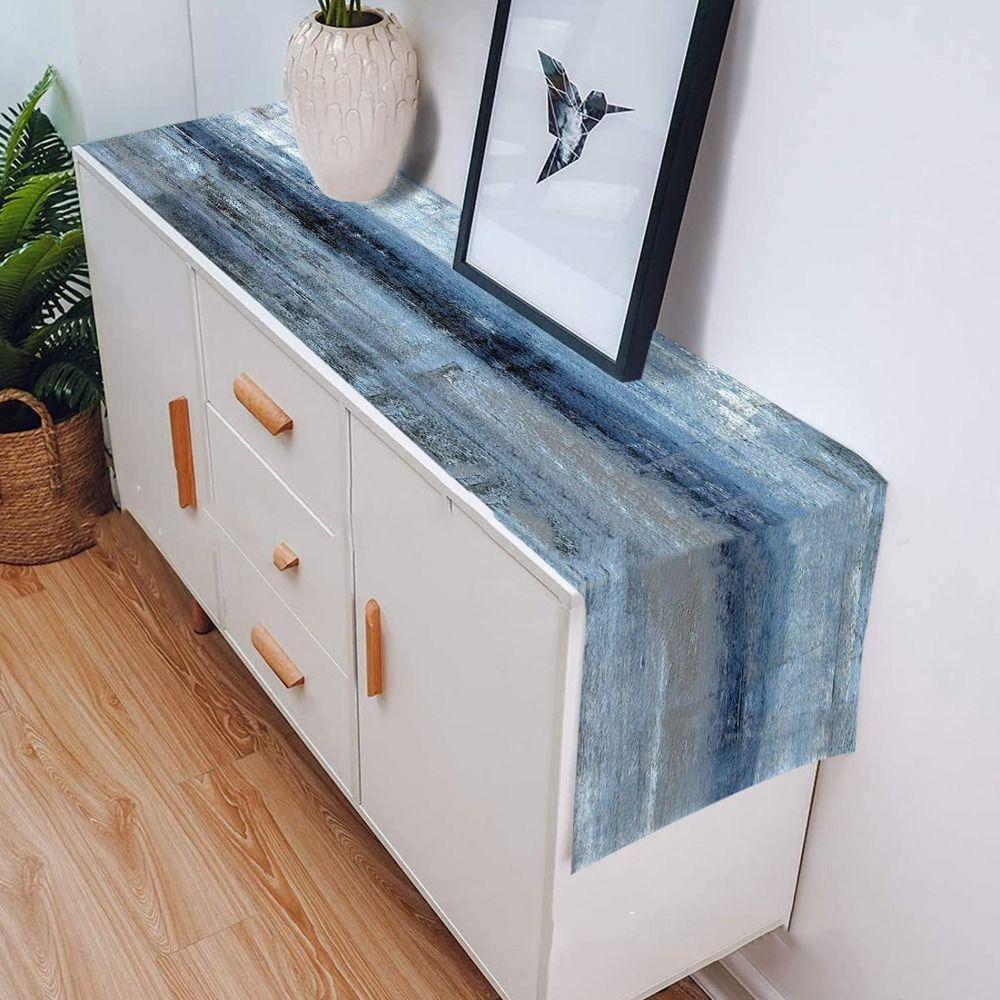 Reusable Linen Table Runner Vintage Table Cloth Home Decoration Table Cover Table Decor