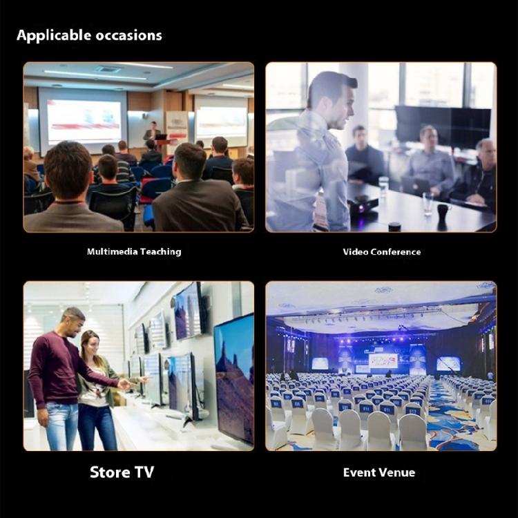 MultiDevice Hdmis Splitter 1 In 4 Out 4K Highly Clear 3D Video Support Compatible for Window Conference Room Display