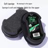 Leather Shoe Care Kit: Brush, Polish, Oil Maintenance, Wax, Stain Remover, Sponge.
