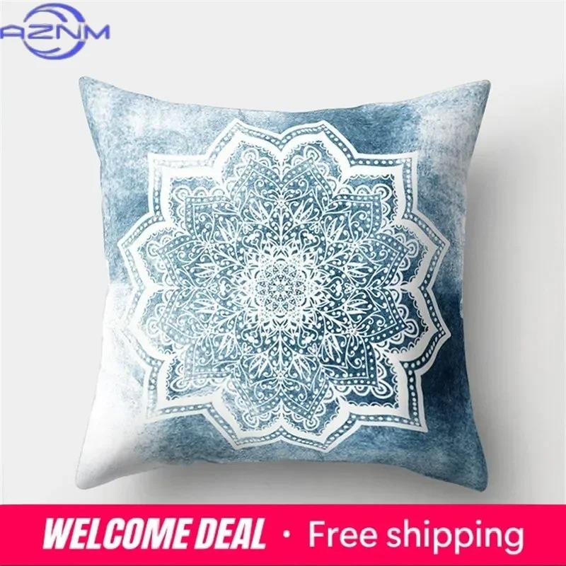 1 Mandala Chinese Decorative Pillow Polyester Bag Home Decoration Living Room Sofa Decorative Pillow 40508