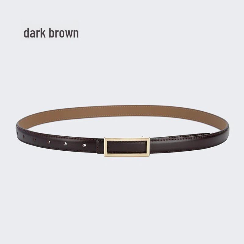 

Женский высококачественный кожаный летний тонкий модный ремень для платьев