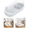 Turtle Tank Aquarium Reptile Habitat with Platforms Pet Terrariums for Terrapin Small
