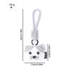 Lovely Puppy Key Chains Durable Strap High Quality PU Cartoon Dog Pendants Woman's Handbag Ornaments