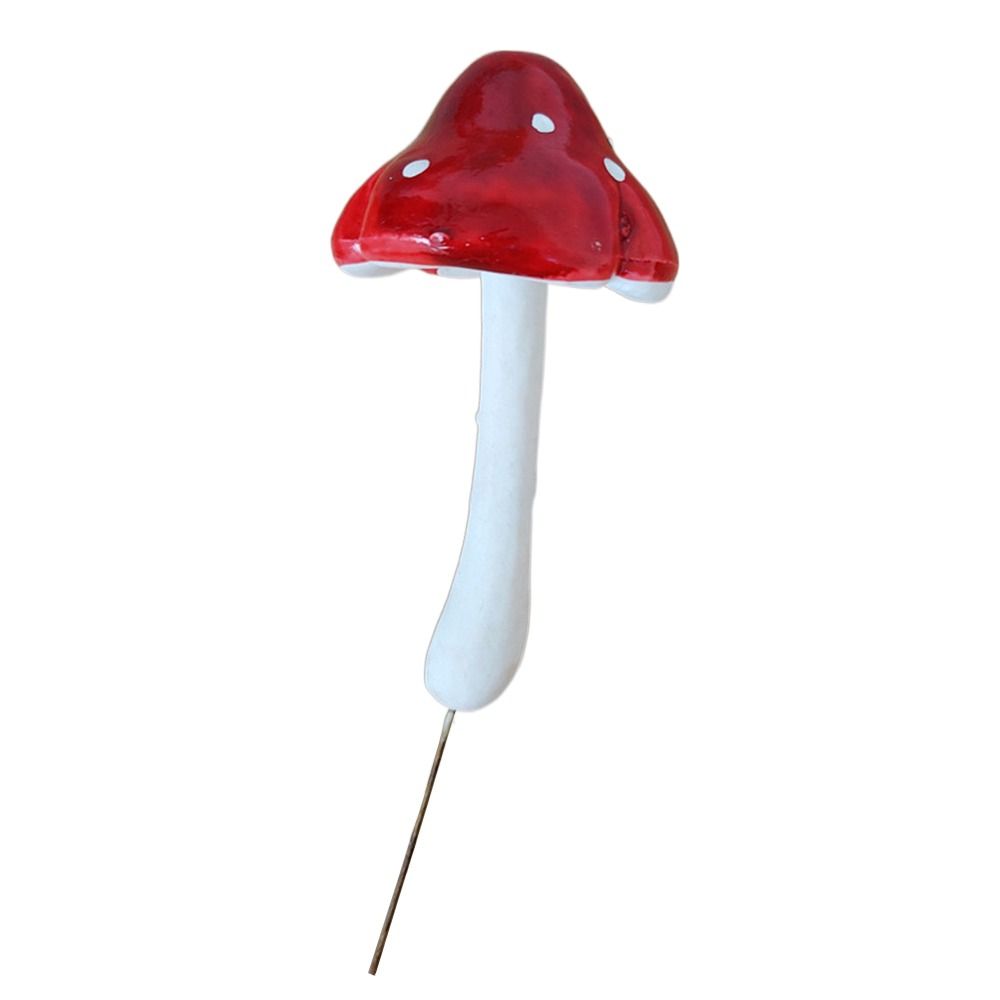 Foam Mushroom Cupcake Flag Red Happy Birthday Cake Decorating Accessories Cake Insert Set