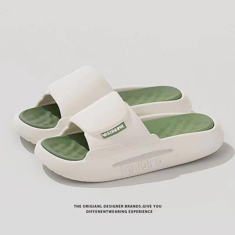 Thick Soled Sandals for Men, Anti Slip Home Slippers for Couples, Beach Outdoor Slippers for Men