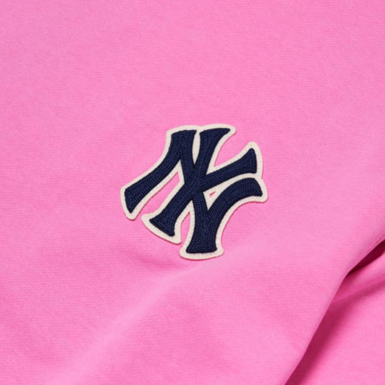 New MLB Old Flower Sweatshirt Unisex Dark Pink 3AMTM0114-50PKD
