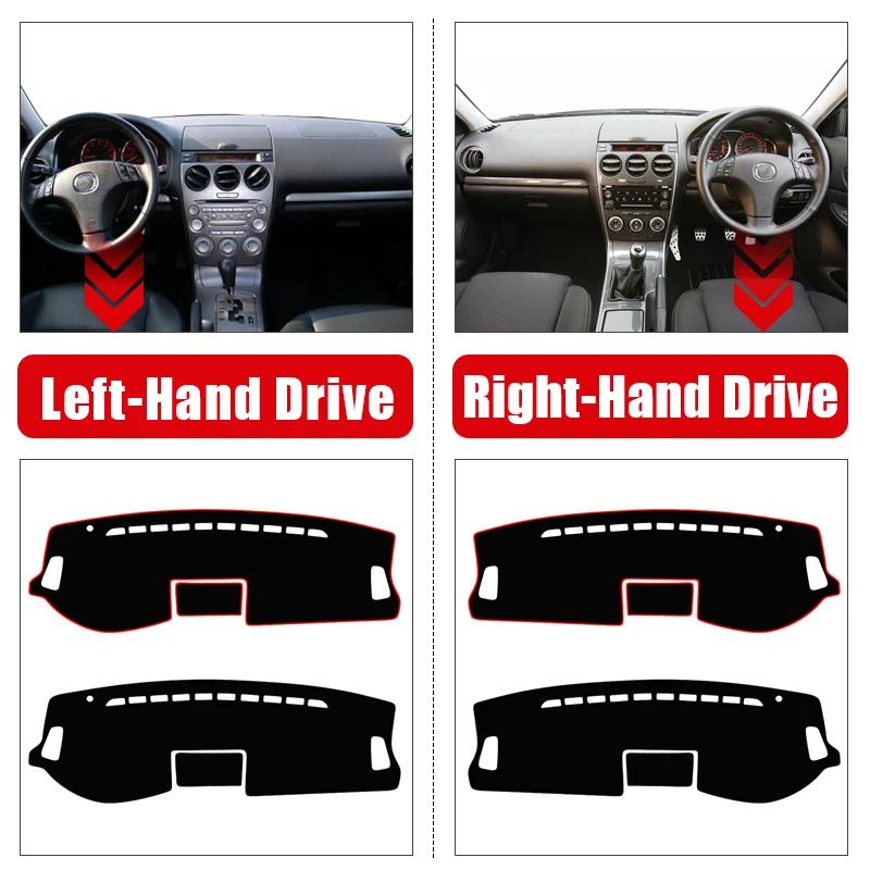 Car Dashboard Cover Avoid Light Pad Sun Shade Case Anti-UV Carpets Non-Slip Mats For Mazda 6 GG 2002 2003 2004 2005 2006 2007