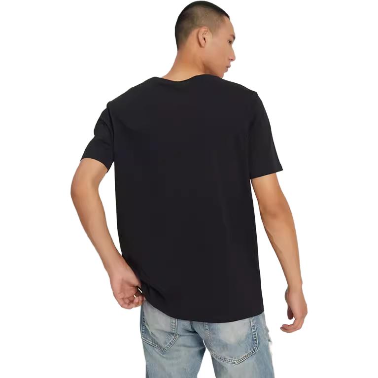 Vans Casual Short Sleeve T-Shirt With Large Smiley Face Logo Print Men Tops Black VN0A7TPEBLK