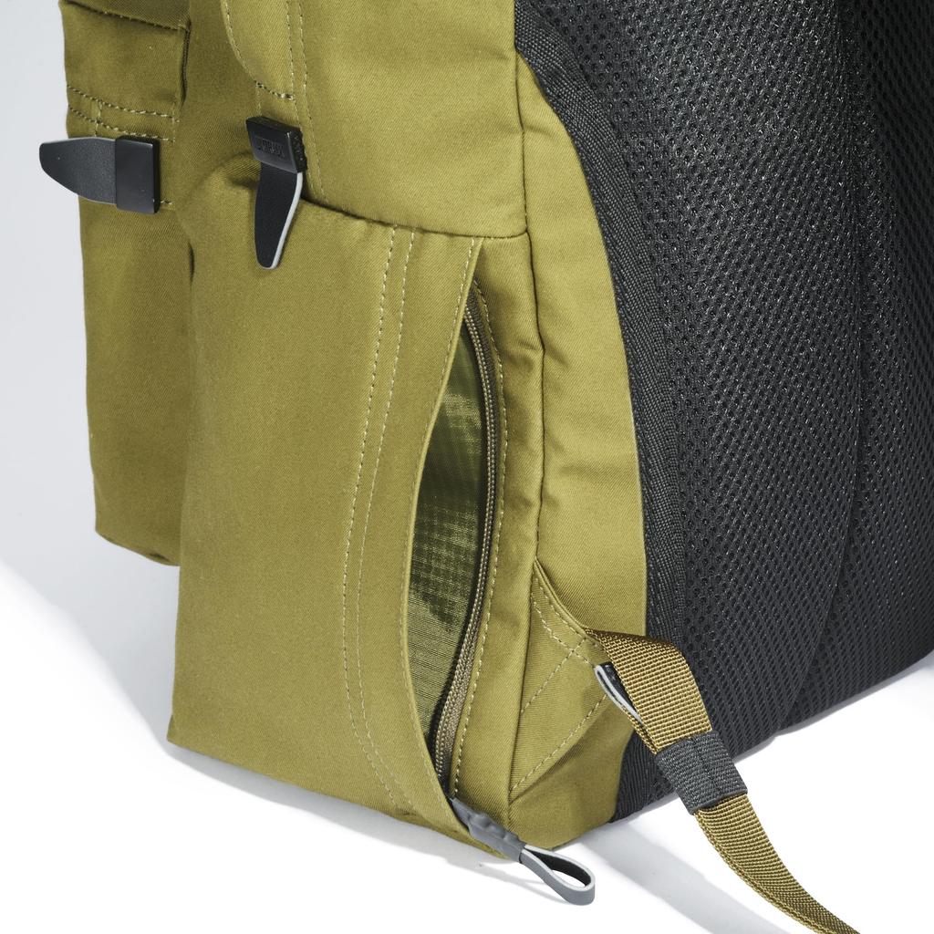 CITY Daypack [M] Ventile Fabric, Waterproof, Fits B4 Size and 15.6-inch Laptops, 60027