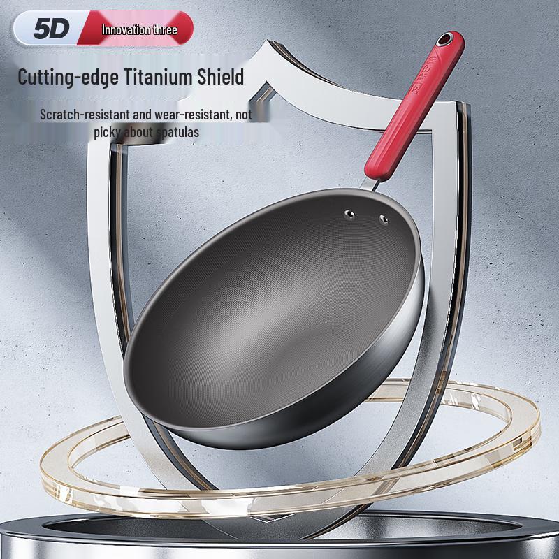 Kambach Titanium Alloy No-Coating Non-Stick Frying Pan