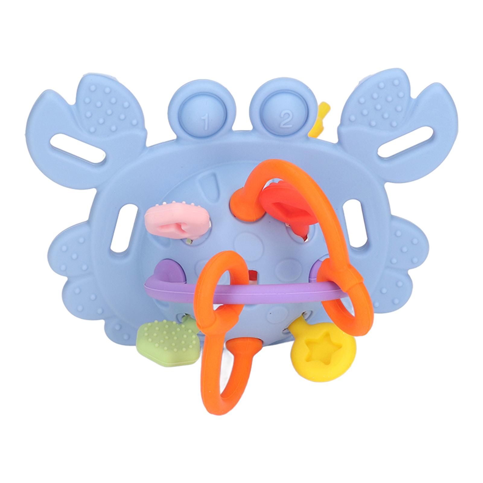 Silicone Pull String Activity Sensory Toy Motor Skills Development Teething Toy for Toddlers Baby