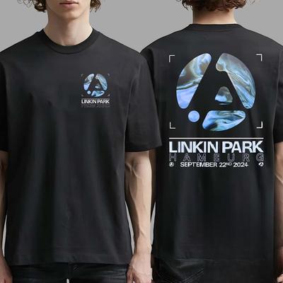 Linkin Park From Zero Tour Concert Poster for The O2 Arena In London England On September 24th 2025 Two Sides Unisex T-Shirt