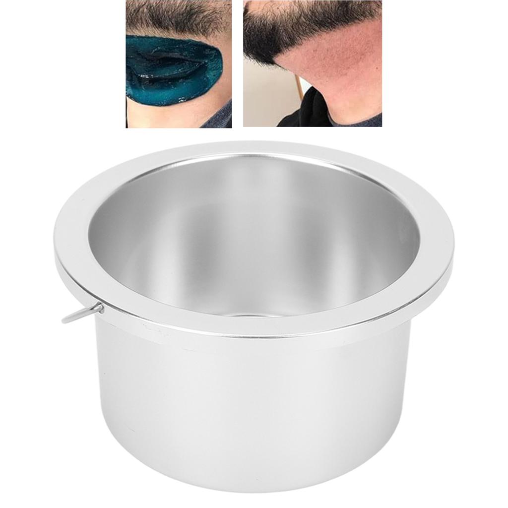 4.13in Wax Heat Machine Replacement Pot Aluminium Alloy Heating Quickly Evenly Wax Warmer Inner Pot Silver