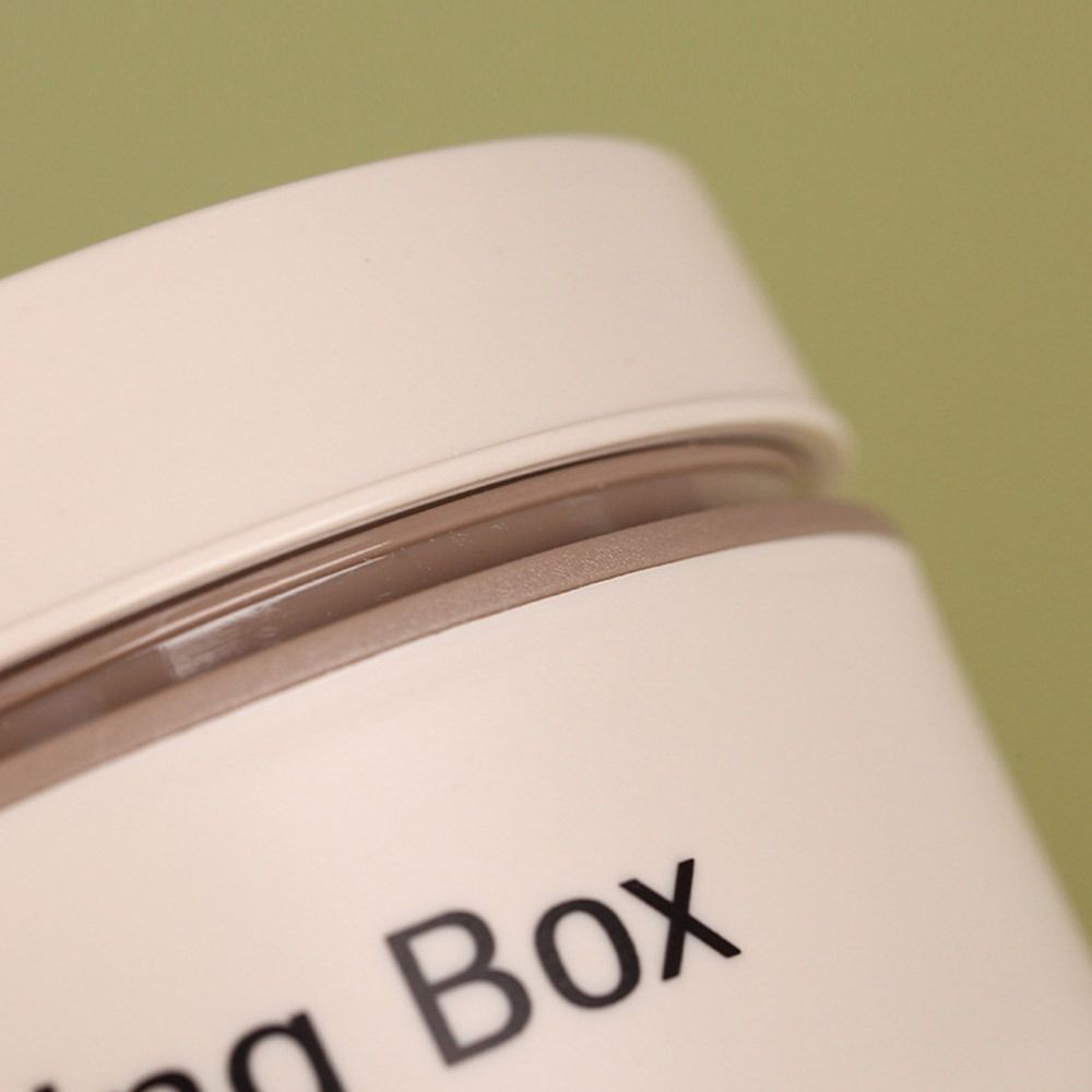 Stainless Steel Thermal Lunch Box Round Dining Box Insulated Food Container  Tableware