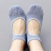 European & American Women's Non-Slip Backless Terry Yoga Pilates Socks - Cotton
