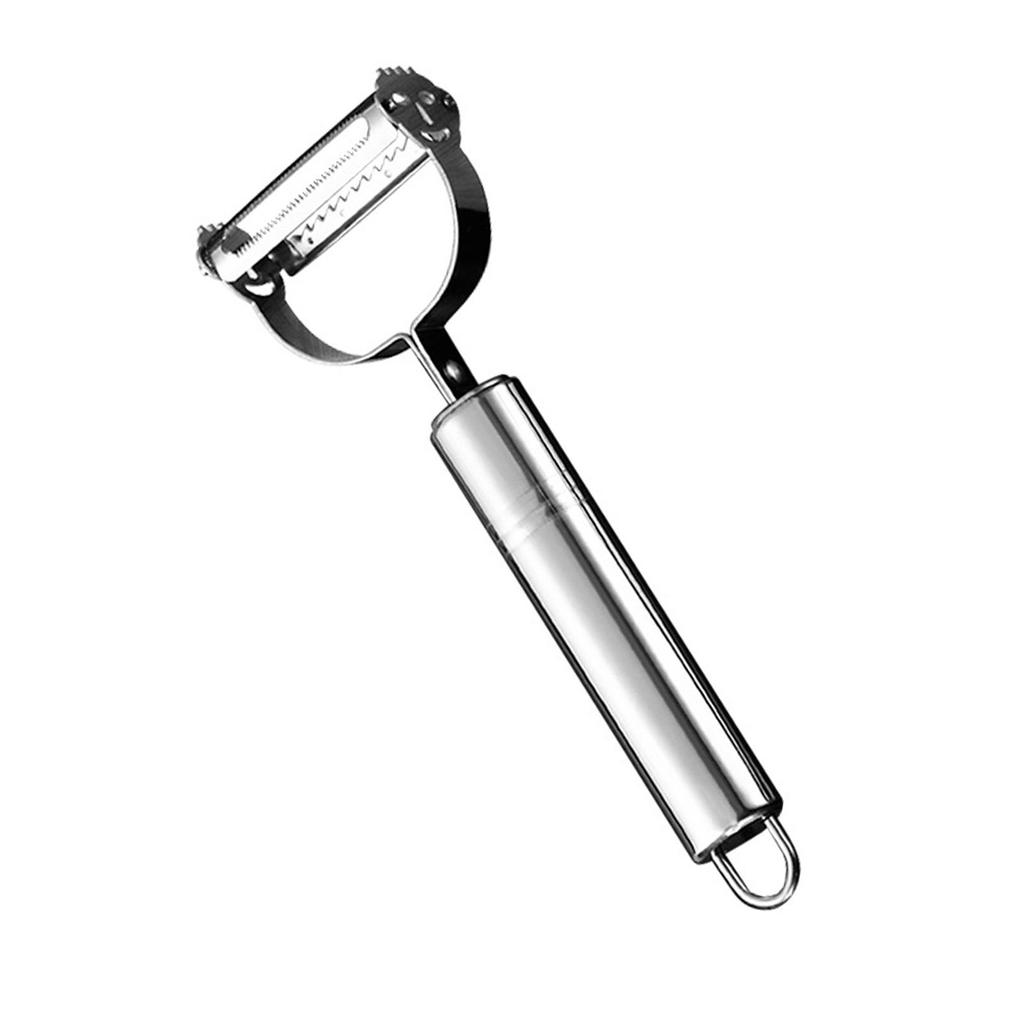 Vegetable Peeler Stainless Steel Multifunctional Portable Julienne Peeler Slicing Tool Kitchen Supplies