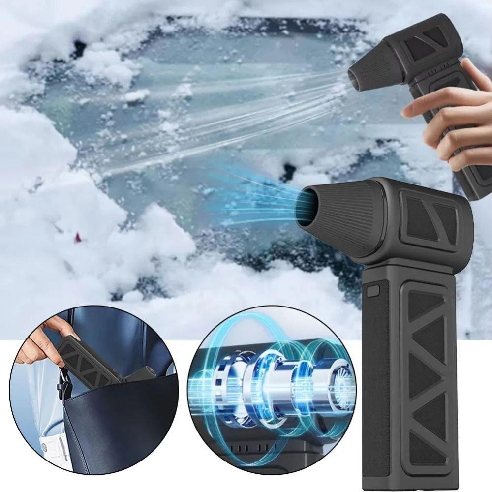 Brushless Motor Electric Air Duster Wireless Handheld Violent Fan Mini Turbo Jet Fan  Keyboard