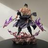 28cm One Piece Burst Aura Roronoa Zoro Double Head Sculpt Anime Figure Remote Control Glow Collectible GK Statue Model Toy Gift